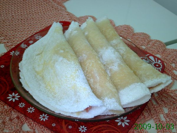 Tapioca com Manteiga Mussarela e Mortadela