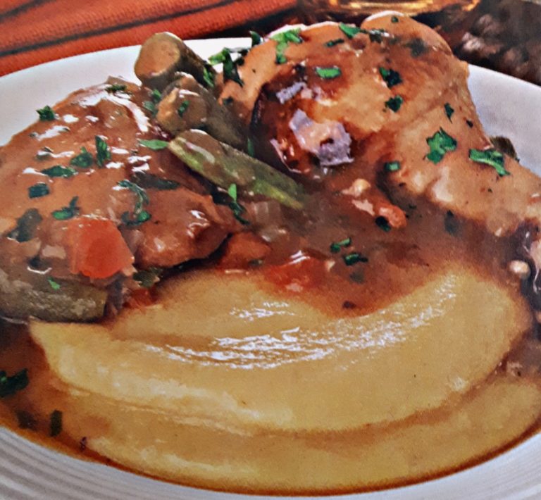 Frango com Polenta e Quiabo