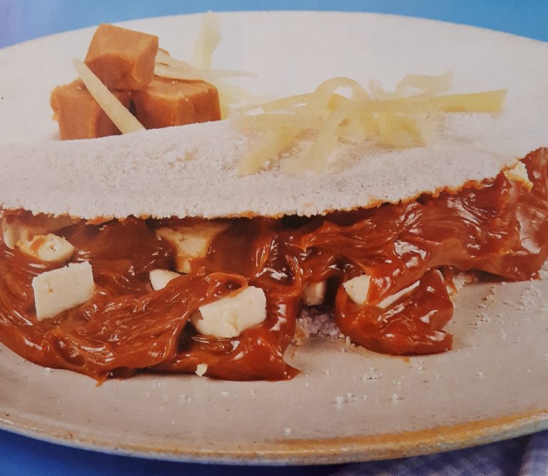 Tapioca Caipira – Com Doce de Leite e Queijo