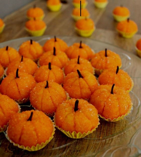 Docinhos para Festas - Brigadeiro de Abóbora