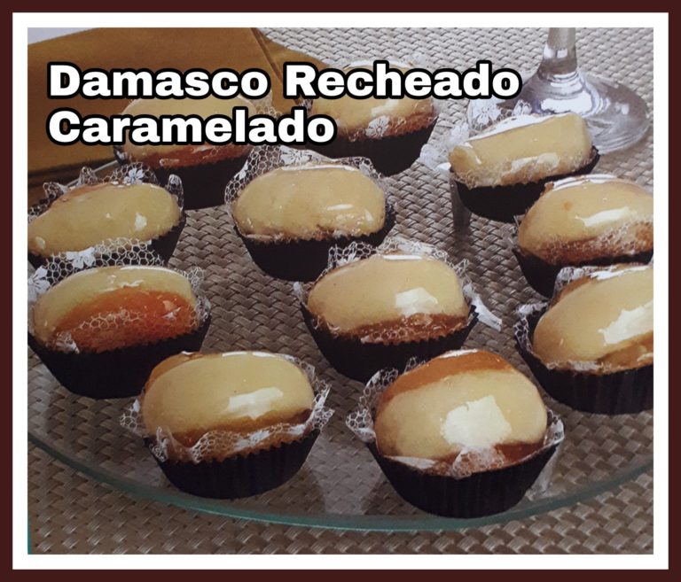 Damasco Recheado Caramelado