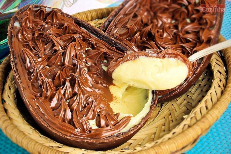 Ovo de Páscoa de Colher – Leite Ninho com Nutella