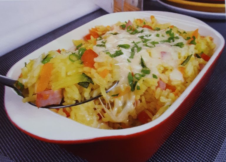 Arroz de Forno com Legumes