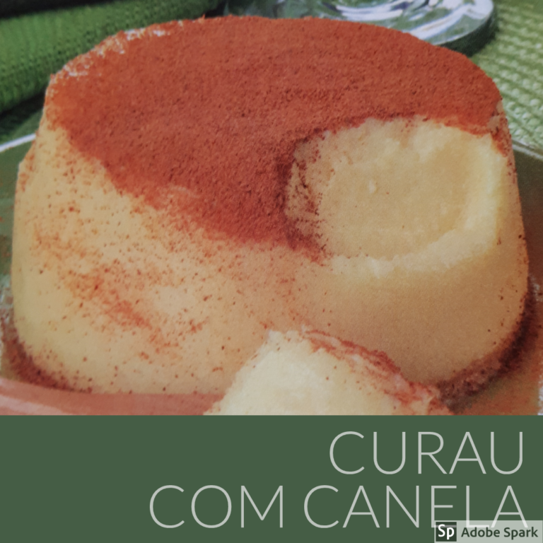 Curau com Canela