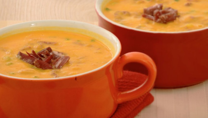 Creme de Cabotiá com Carne Seca - Meu Caderno de Receitas