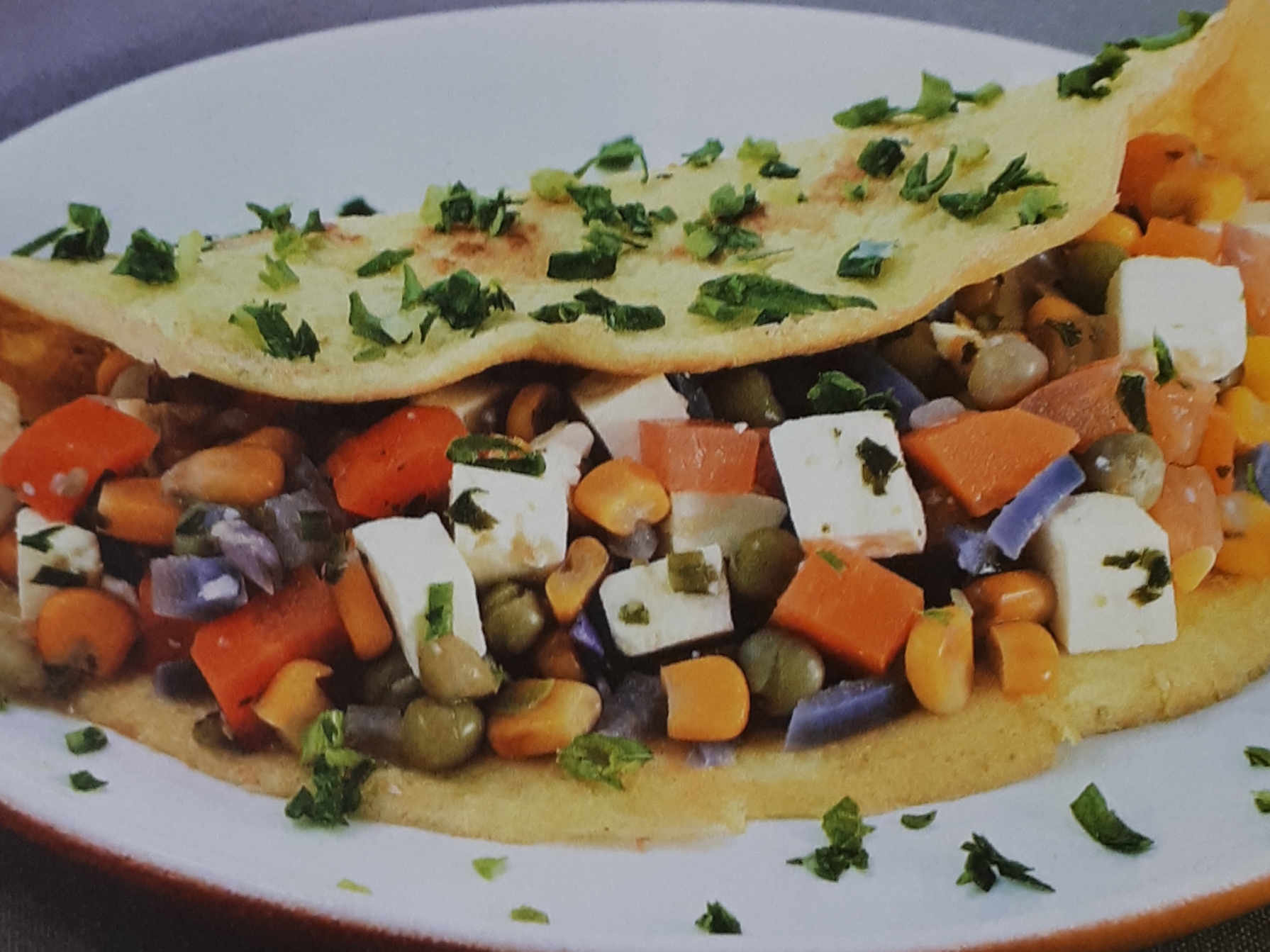 Omelete Vegetariana