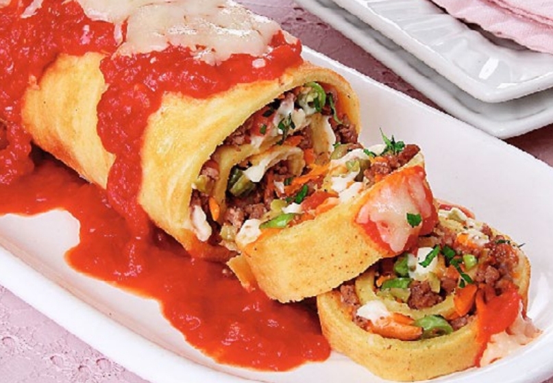 Panquecao com Legumes