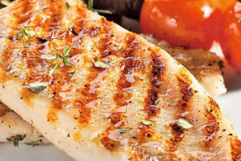 Pescada com Legumes Grelhados