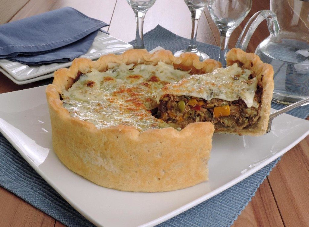 Torta de Berinjela com Atum