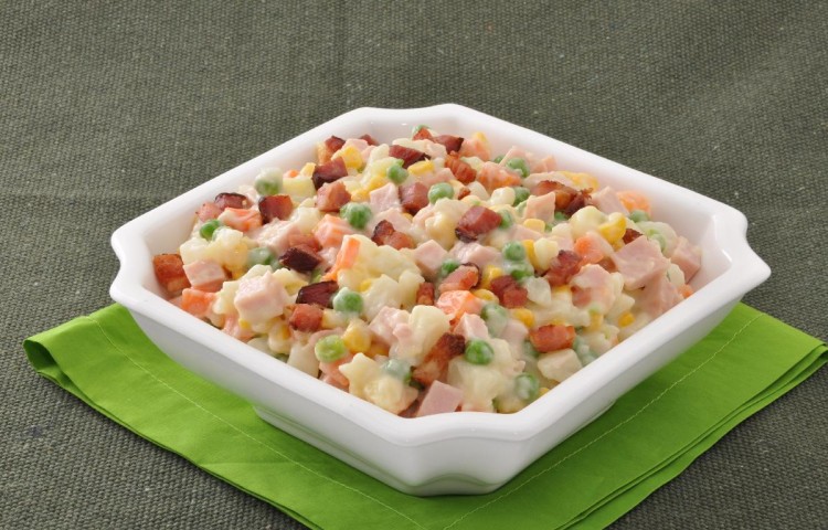 Maionese com Cubos de Bacon