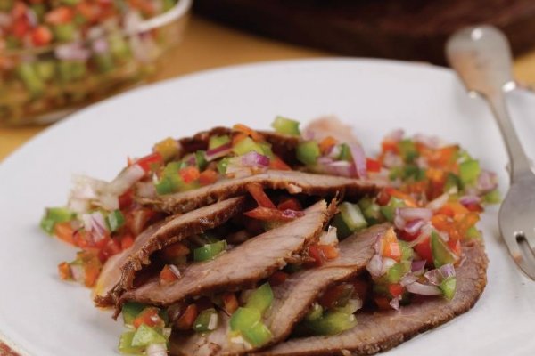 Lagarto Fatiado com Vinagrete