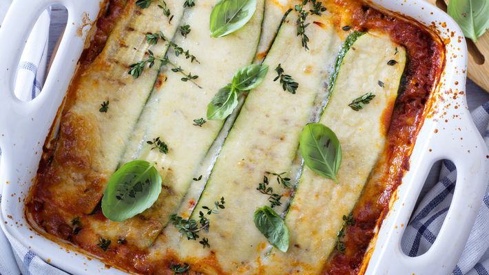 Lasanha de Abobrinha Light