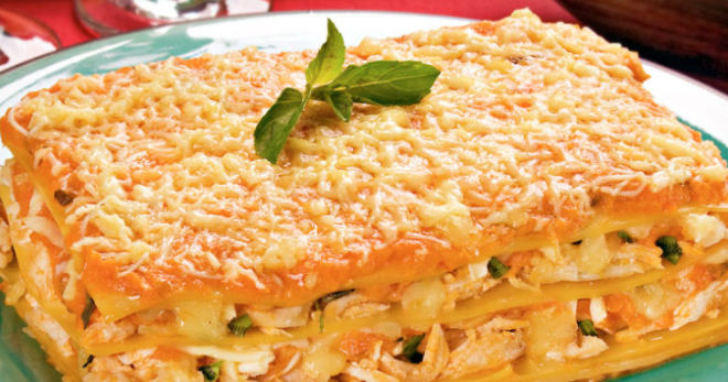 Lasanha de Frango com Molho Rosé - Meu Caderno de Receitas