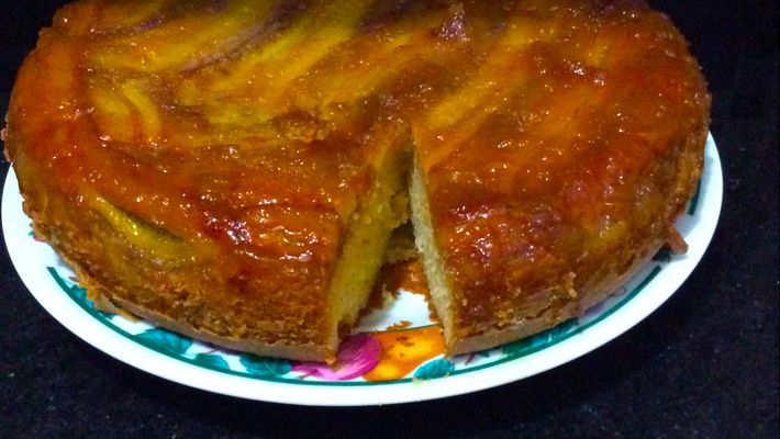 Bolo de Banana de Liquidificador