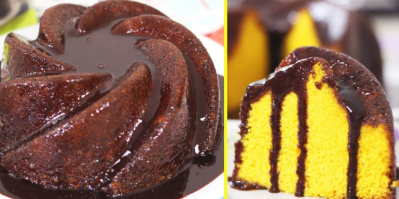 Bolo de Cenoura sem Glúten e sem Lactose