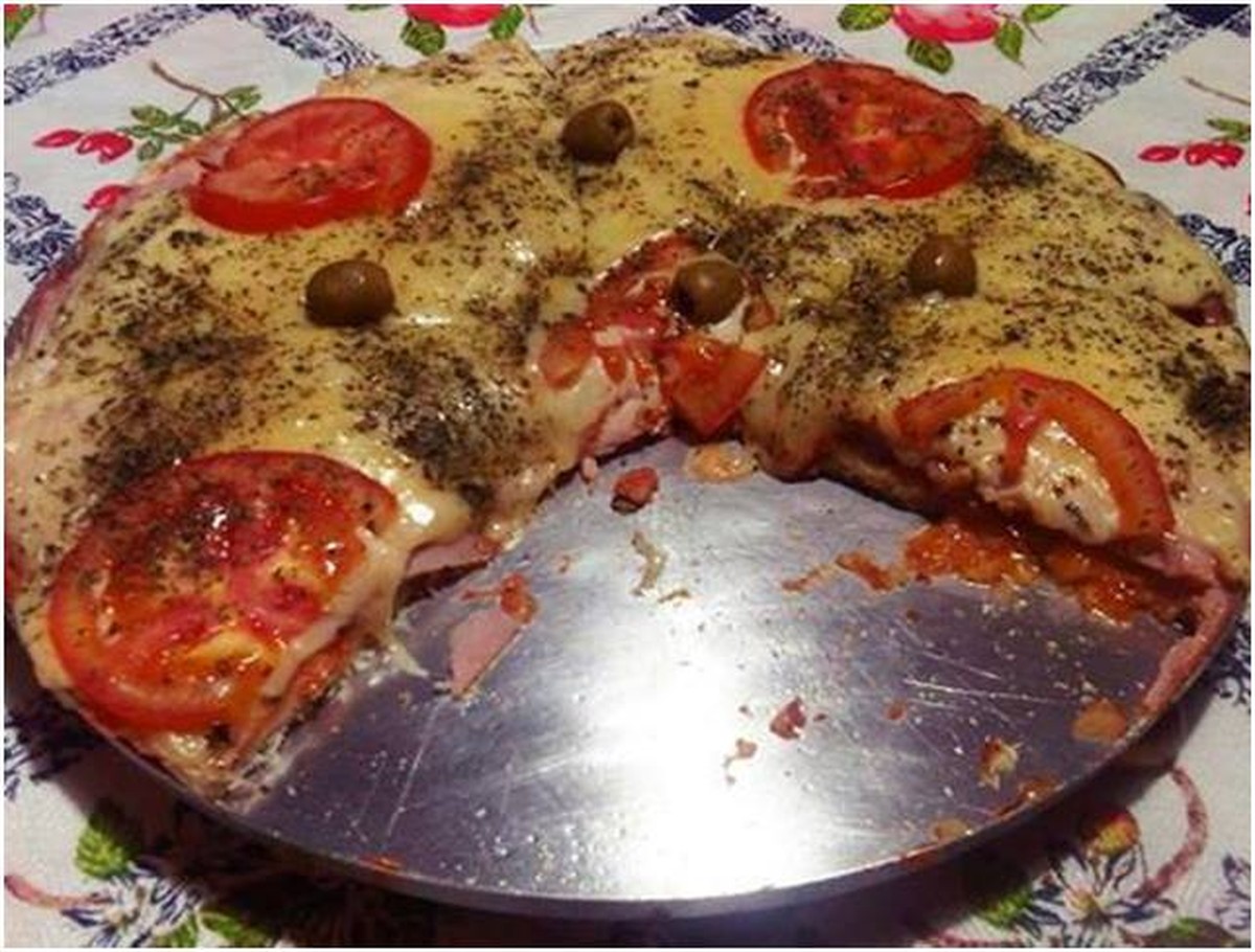 Pizza de Pão de Forma