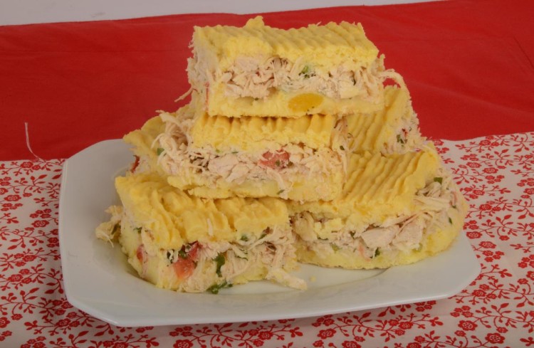 Torta de Mandioquinha e Frango sem Glúten