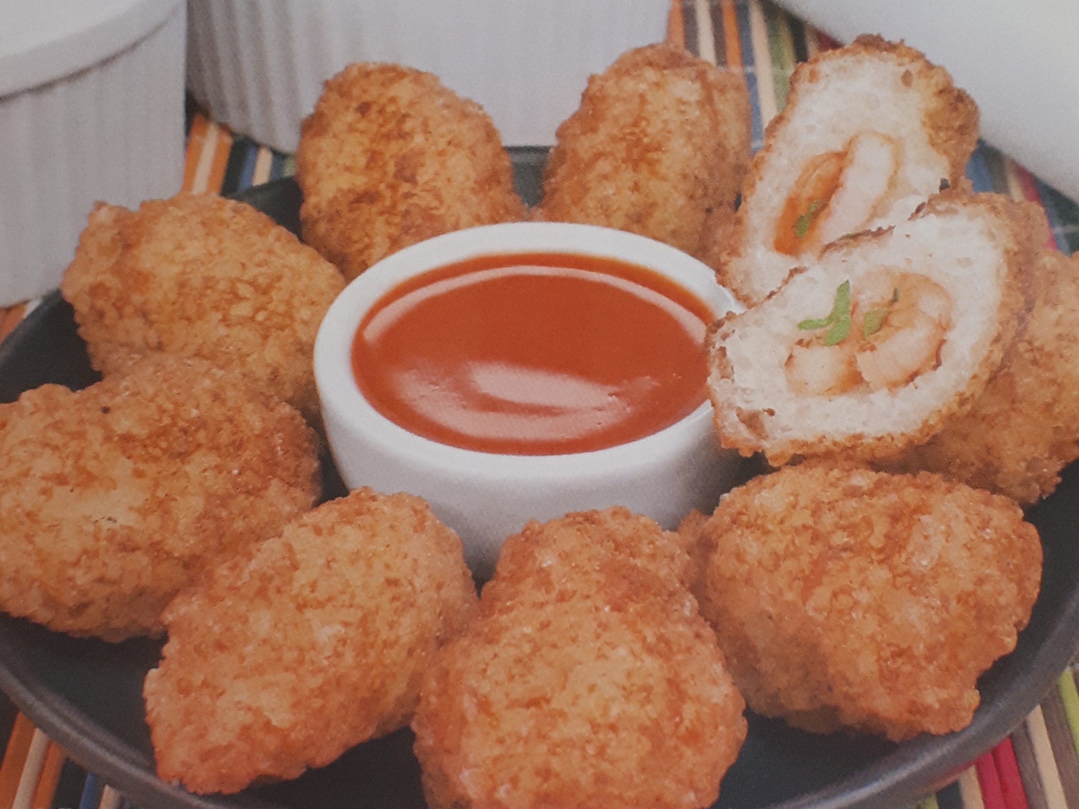 Bolinho de Tapioca com Camarão