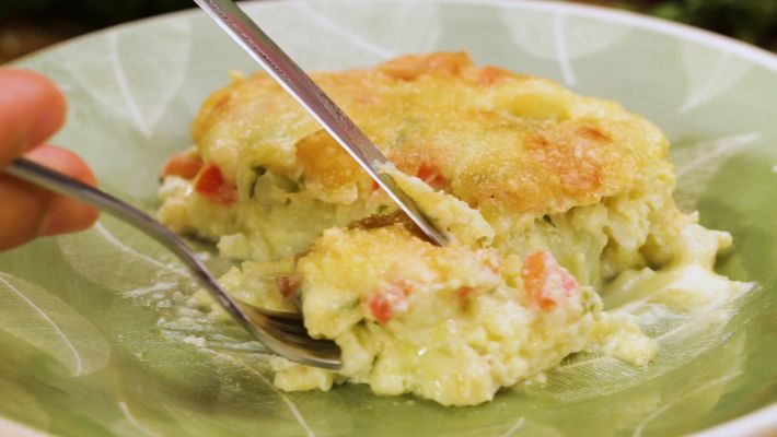 Couve Flor Gratinada