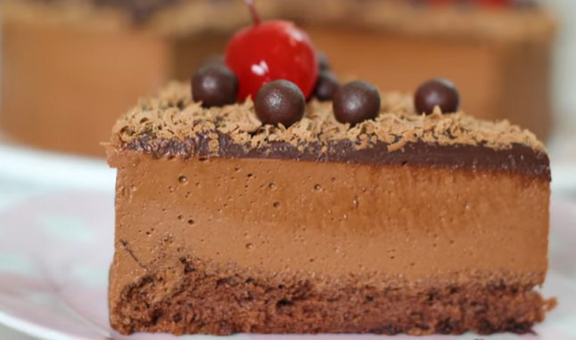 Bolo Mousse de Chocolate
