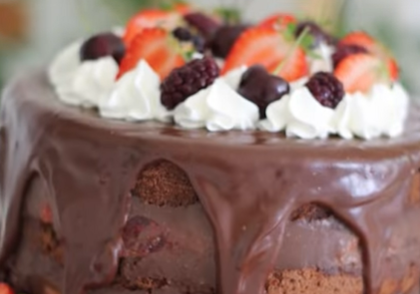 Bolo de Chocolate Trufado