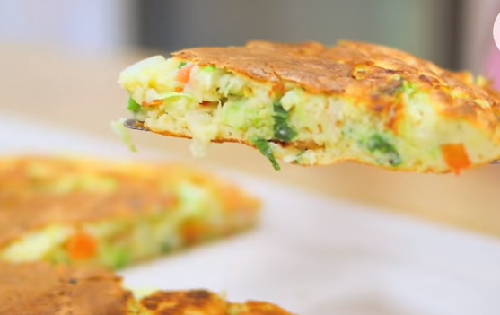 Torta de Repolho de Frigideira