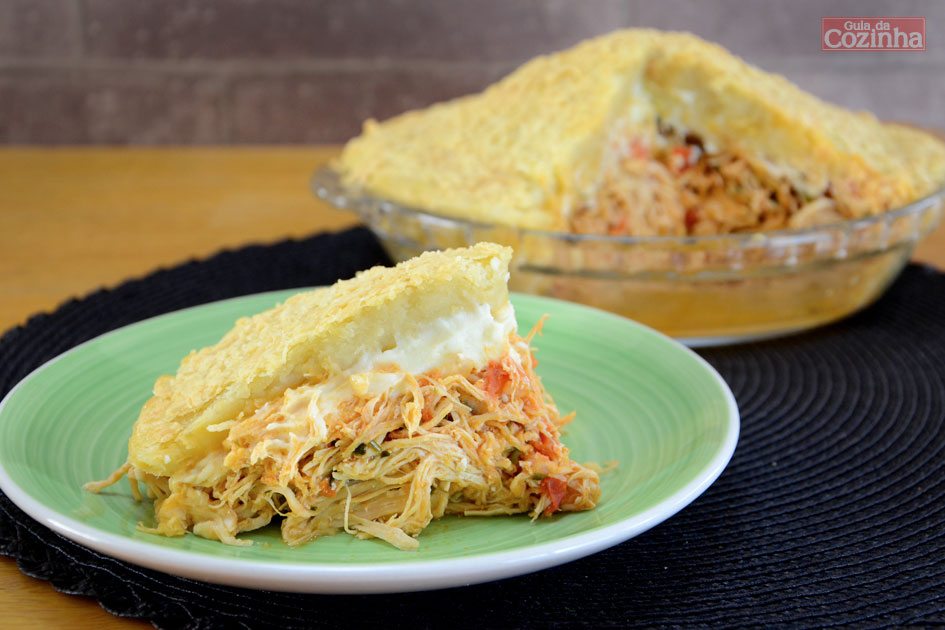 Coxinha Gigante na Travessa