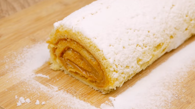 Rocambole de Doce de Leite