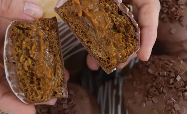 Pão de Mel Recheado com Doce de Leite