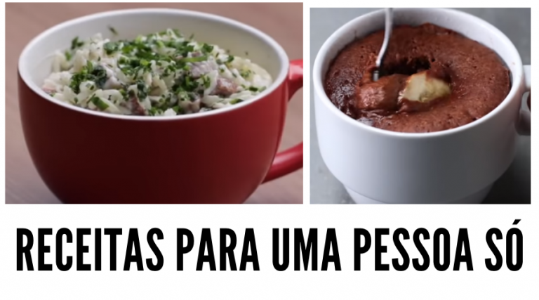 Receitas para uma pessoa só