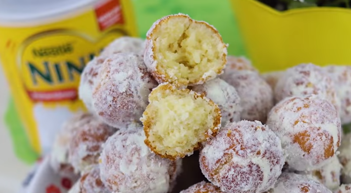 Bolinhas de Leite Ninho