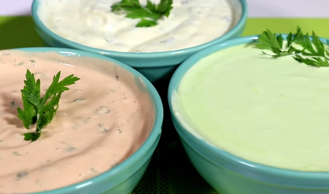 03 Diferentes Molhos para Churrasco