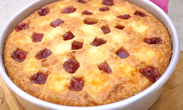 Bolo Pão de Queijo com Goiabada