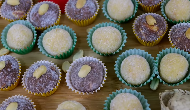 Brigadeiros de Pamonha e de Pé de Moleque