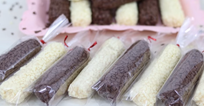 Tubetes de Brigadeiro