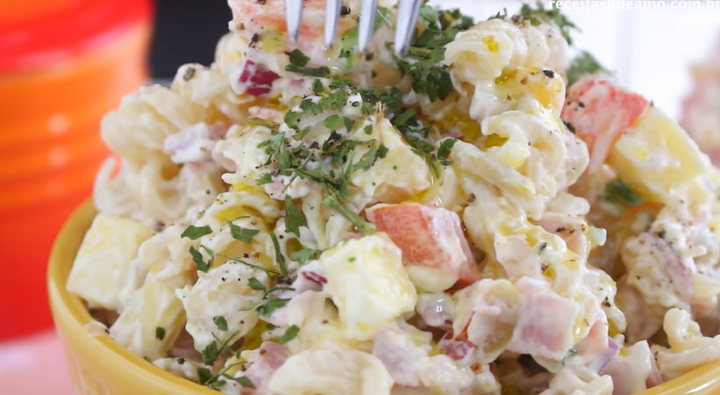 Salada de Macarrão - Meu Caderno de Receitas