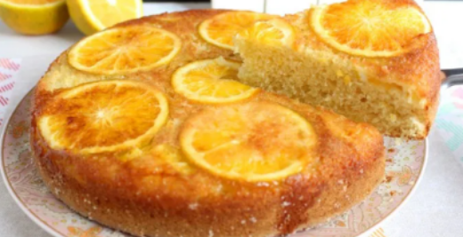 Bolo de Laranja Caramelizada