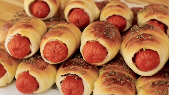 Enroladinho de Salsicha - Meu Caderno de Receitas