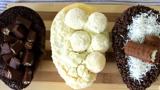 Ovos de Páscoa de Colher Recheados - Meu Caderno de Receitas