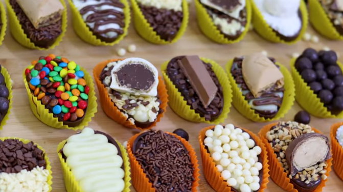 Mini Ovinhos de Chocolate - Meu Caderno de Receitas