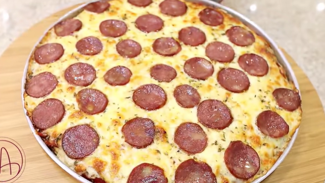 Pizza de Calabresa - Meu Caderno de Receitas