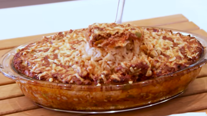 Arroz de Forno com Carne Moída - Meu Caderno de Receitas