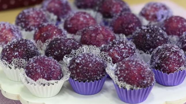 Docinho Recheado de Uva - Meu Caderno de Receitas