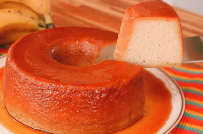 Pudim de Banana - Meu Caderno de Receitas