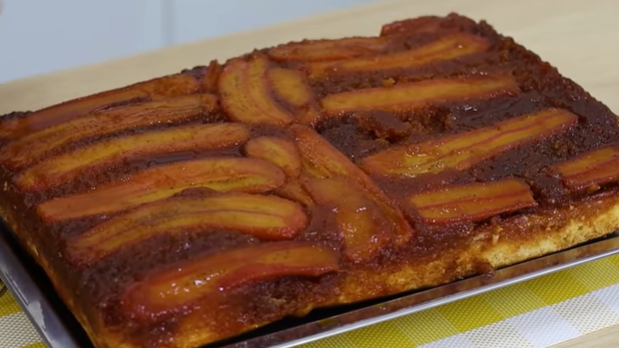 Bolo de Banana Caramelizado - Meu Caderno de Receitas