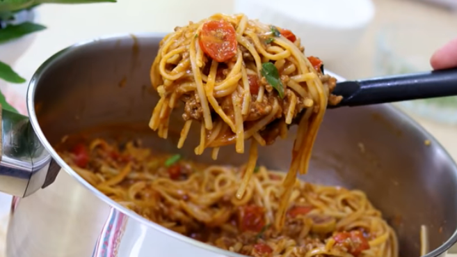 Espaguete Bolonhesa - Meu Caderno de Receitas