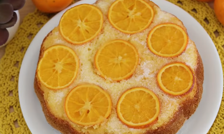 Bolo de Laranja Invertido - Meu Caderno de Receitas
