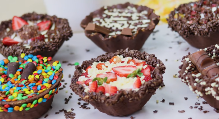 Cestinhas de Ninho Trufado - Meu Caderno de Receitas