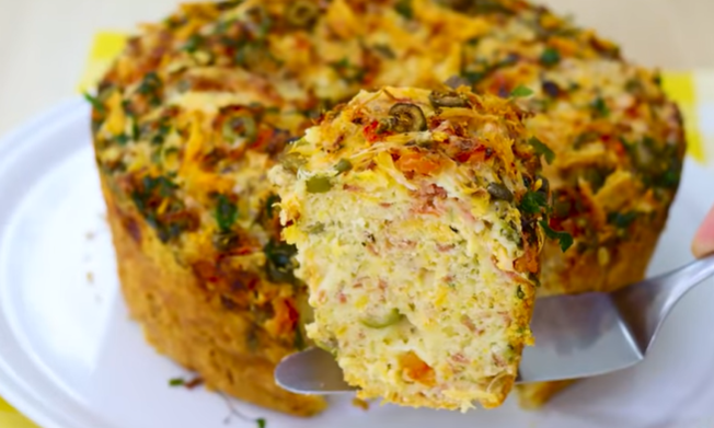 Bolo Salgado Fácil - Meu Caderno de Receitas