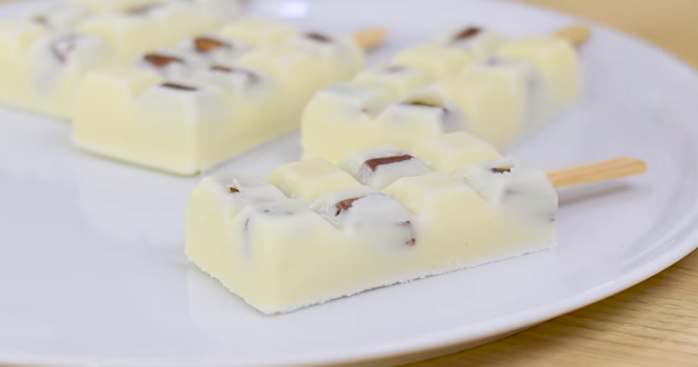 Picolé de Kinder - Meu Caderno de Receitas